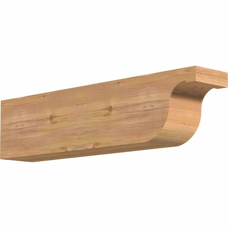 Ekena Millwork Del Monte Smooth Rafter Tail, Western Red Cedar, 5 1/2"W x 8"H x 32"L RFT06X08X32DEL00SWR